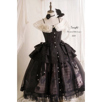 Tonight The Second Letter For You Top Skirt and Set(Reservation/2 Colours/Full Payment Without Shipping)